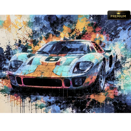 Tableau Lamborghini n°6 Pop Art automobile – création LVIP