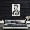 tableau pop art david bowie décoration murale pour salon
