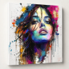 Tableau Évasion portrait féminin Pop Art LVIP imprimé sur toile Canvas premium