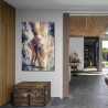 Tableau danse En Pointe dans un salon contemporain lumineux