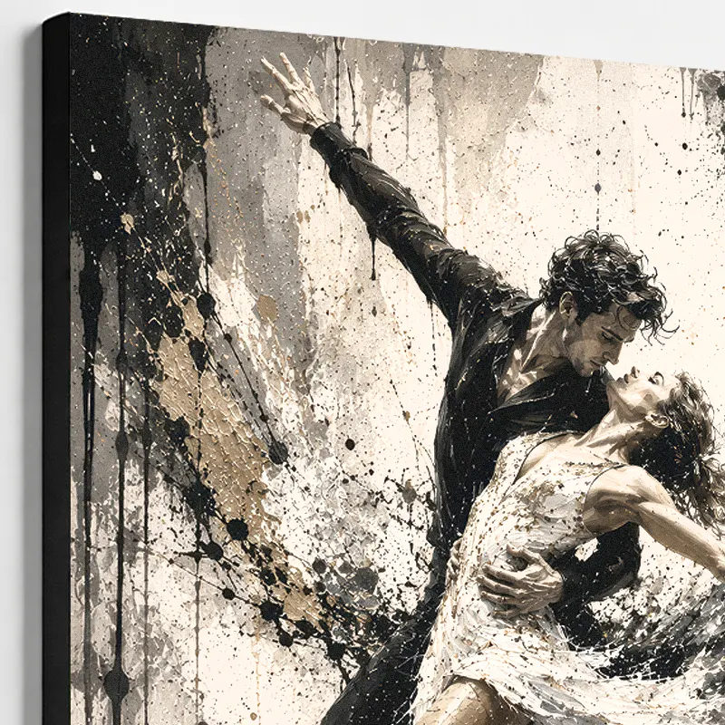 Frozen Passion tableau de patinage artistique sur toile Canvas