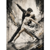 Tableau patinage artistique Frozen Passion couple de patineurs