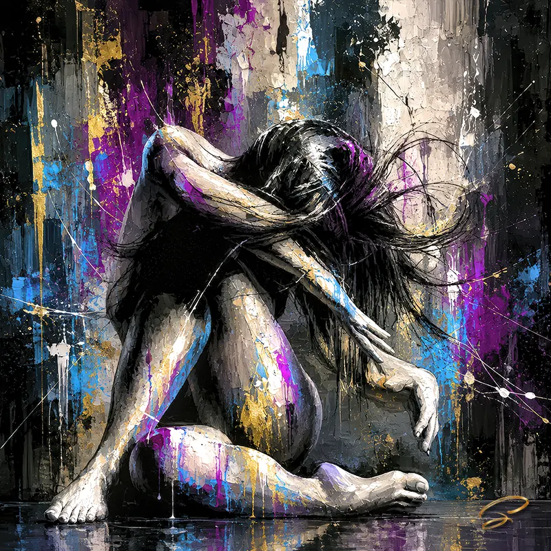 Tableau patinage artistique Frozen Passion couple de patineurs par LVIP