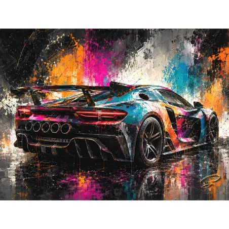 Tableau Bolide PRISMATIC RUSH Pop Splash Premium par LVIP