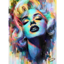 Tableau pop art marylin monroe sexy par LVIP