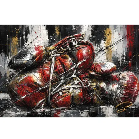 Tableau Boxe Knockout Dreams – Art Contemporain | LVIP