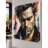 Tableau homme Pop Art sur Toile Canvas