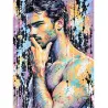 Tableau homme street art coloré – Inner Chaos par LVIP