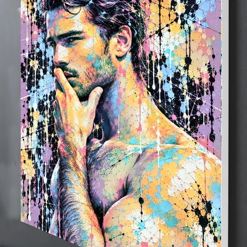 Inner Chaos sur panneau PVC 5 mm mat avec tranche blanche