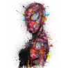 Tableau street art Spider-Man graffiti décoration murale super héros moderne