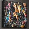 Urban Rebel sur Toile Canvas 285 g/m² avec tranche noire
