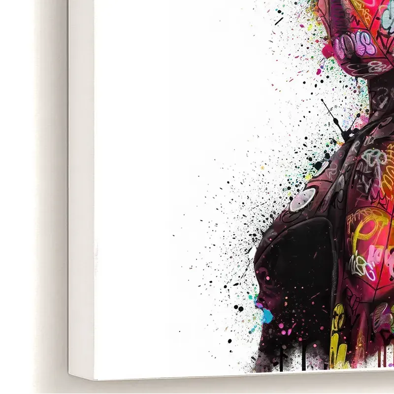 Tableau Spider-Man street art sur toile décoration murale