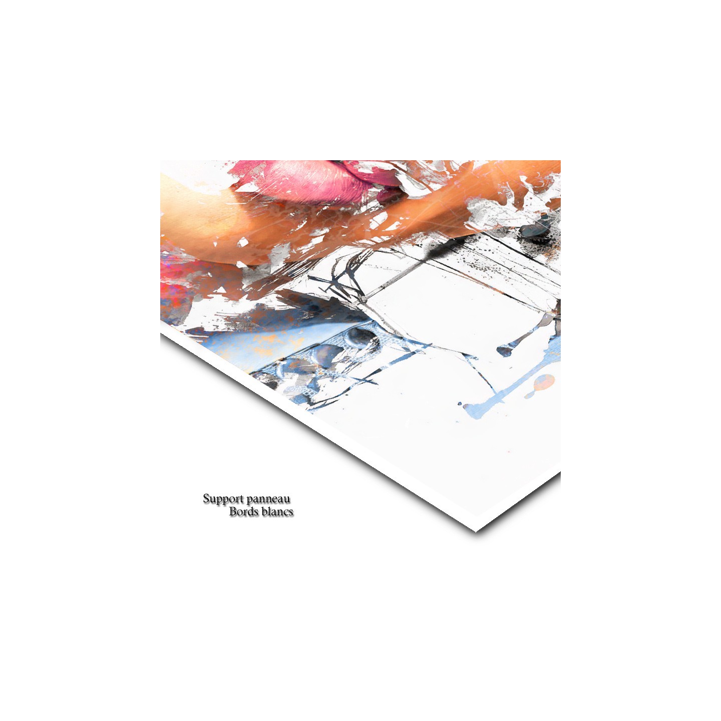 Tableau Pop Art Bouche Sexy Ink Light