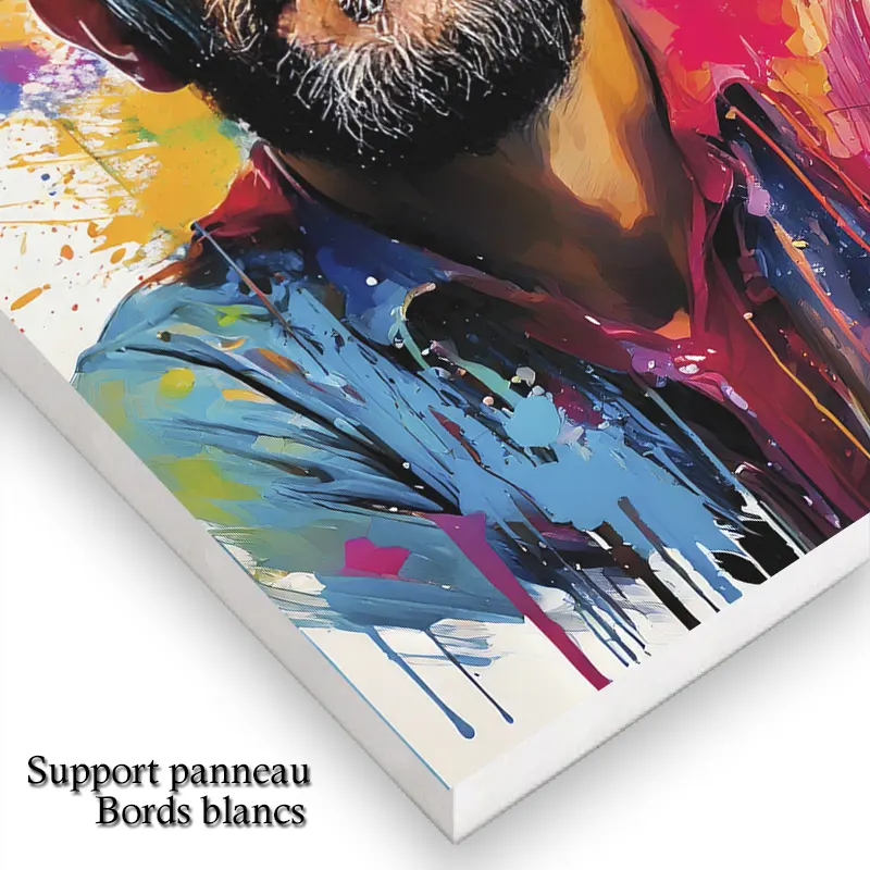 tableau Jeffrey Dean Morgan style pop art contemporain impression toile