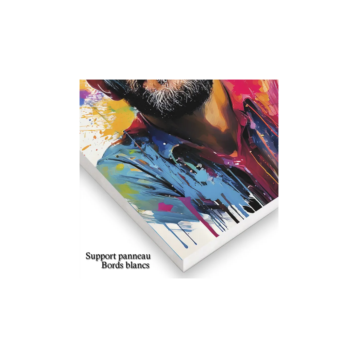 tableau Jeffrey Dean Morgan style pop art contemporain impression toile