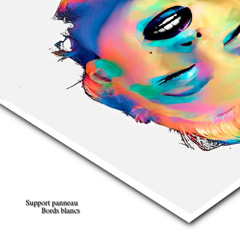 Décoration murale pop art marylin monroe portrait artistique impression toile HD