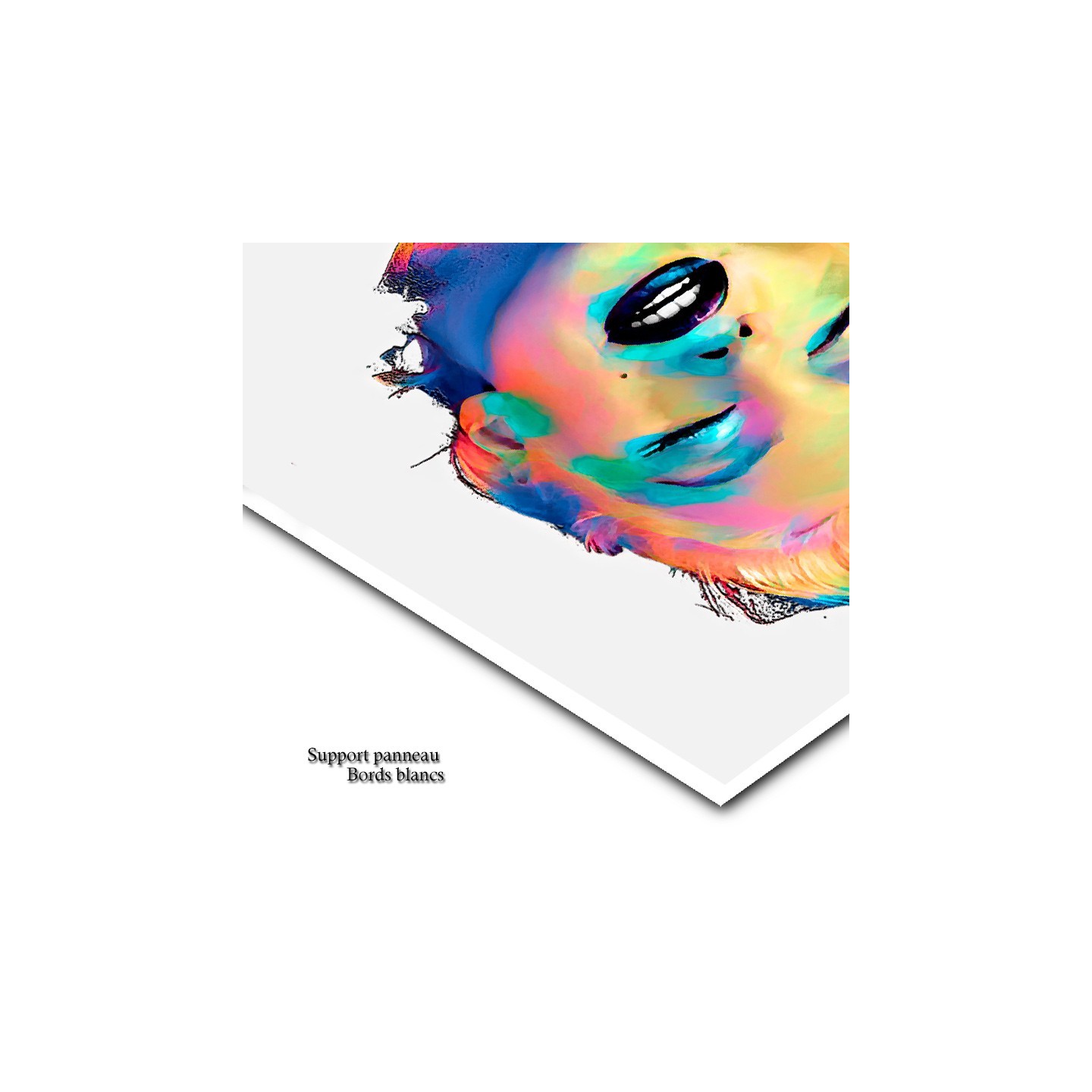 Décoration murale pop art marylin monroe portrait artistique impression toile HD