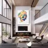 tableau marylin monroe pop art moderne décoration murale pour salon design