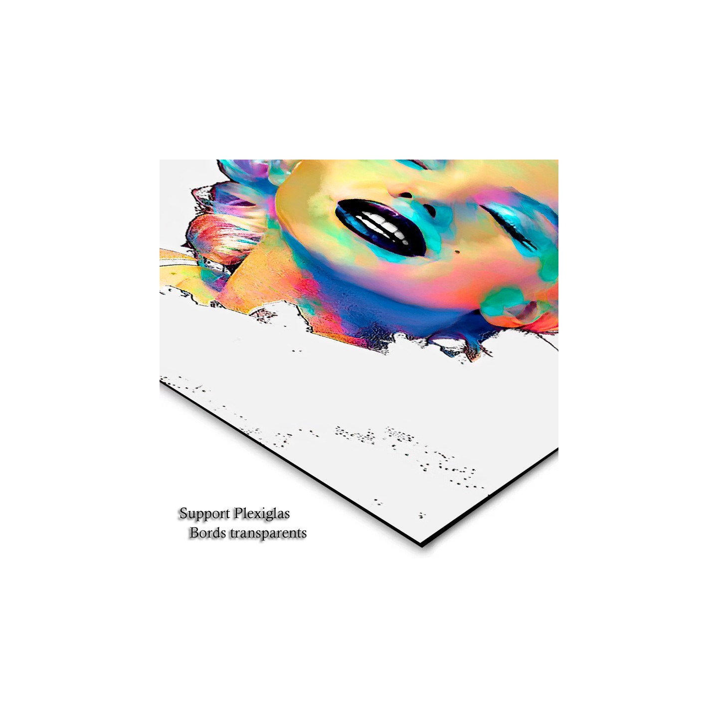 tableau pop art icône glamour hollywood marylin monroe impression plexiglas