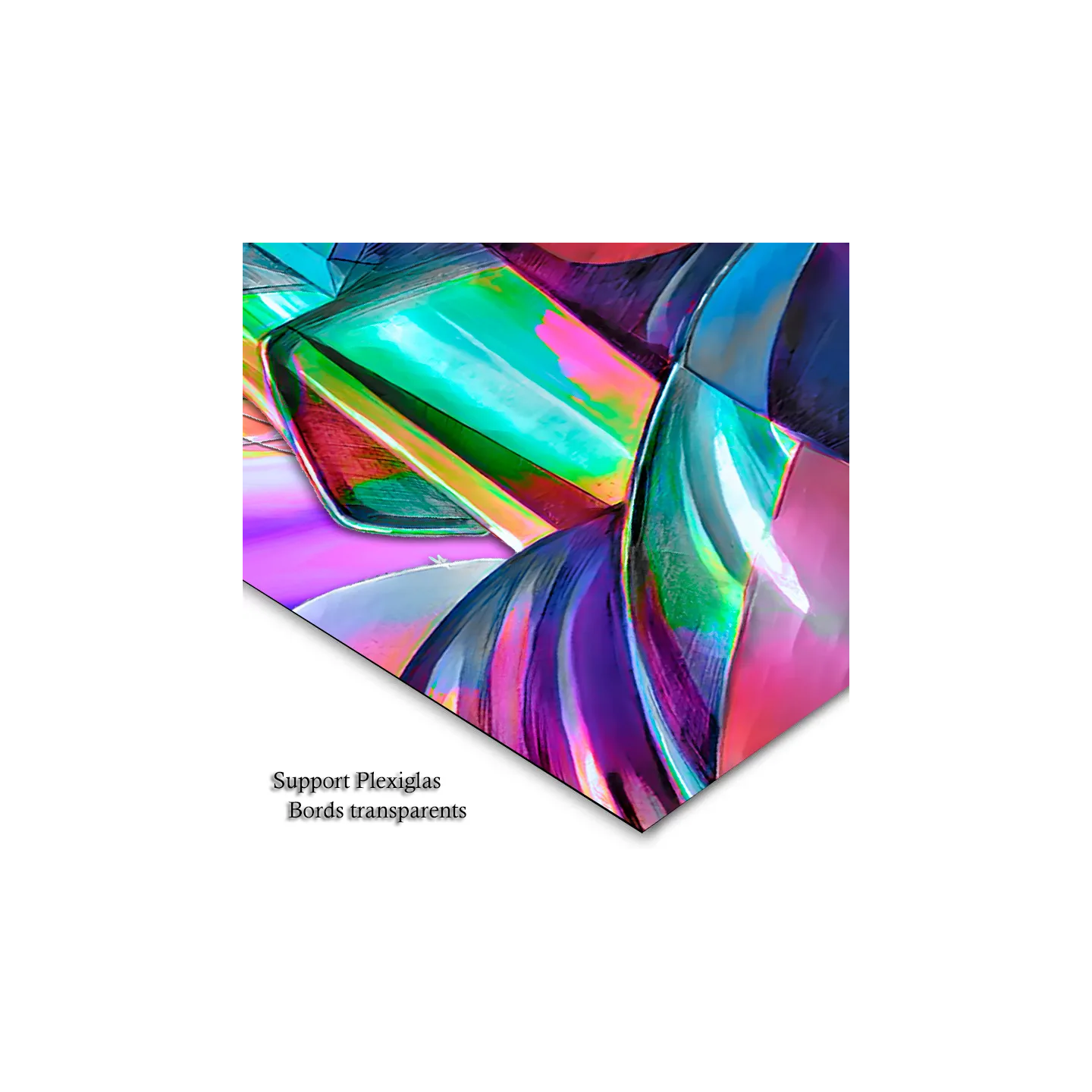 tableau pop art robot japonais science fiction sur plexiglas