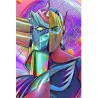 tableau Goldorak Artemis pop art