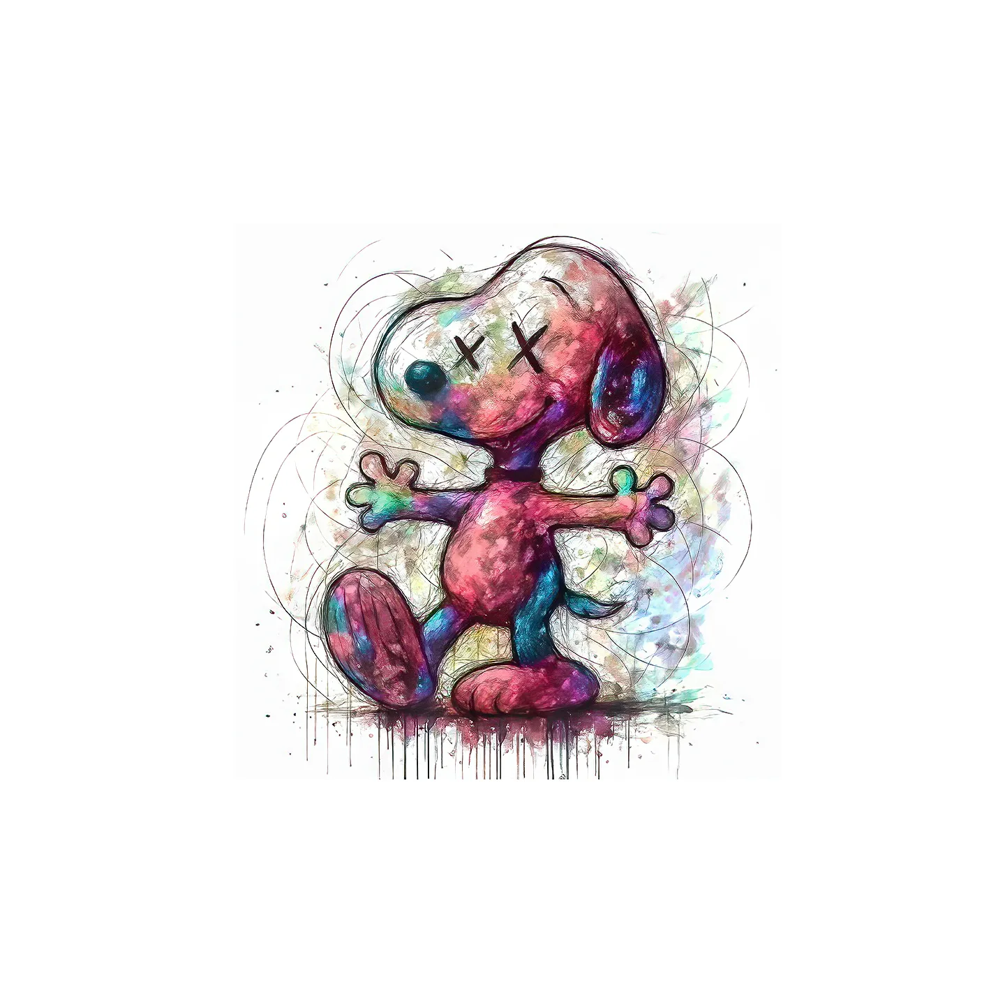 tableau snoopy street art