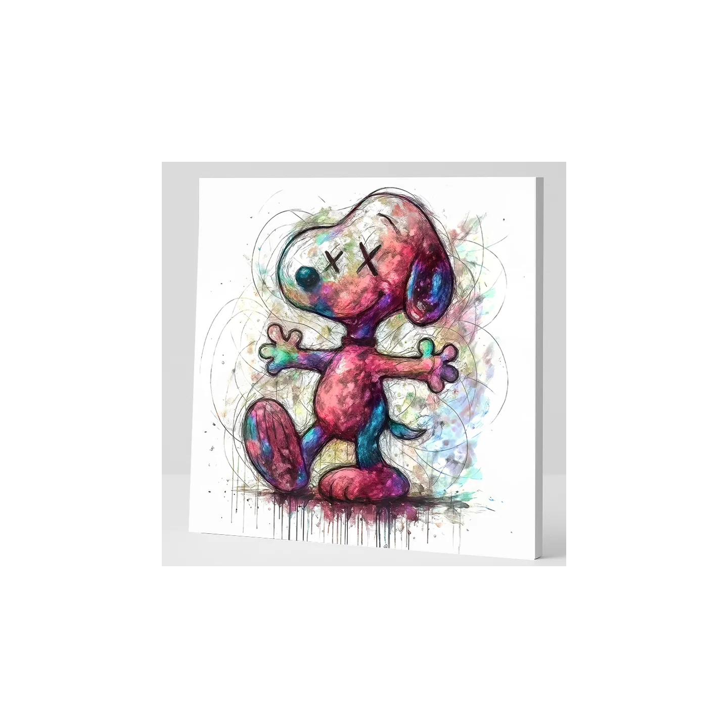 Tableau Snoopy Street Art Pop Art – Déco Graffiti Moderne