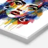 tableau street art femme design intérieur sur toile HD