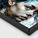 tableau portrait coloré moderne déco toile HD