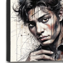 tableau déco murale homme élégant toile HD