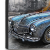 Tableau Pontiac 1951 Street Art – Voiture Vintage Pop Art & Déco Murale Moderne