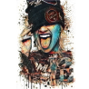 Portrait style urbain hip hop portrait femme