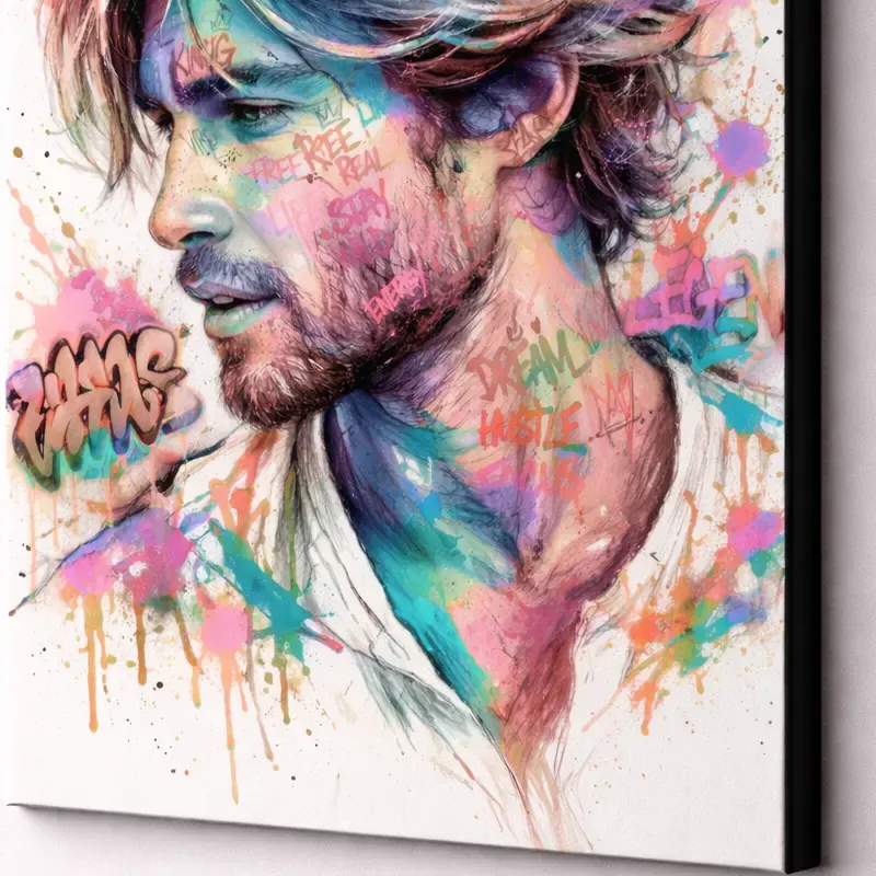 tableau art urbain coloré design sur toile HD