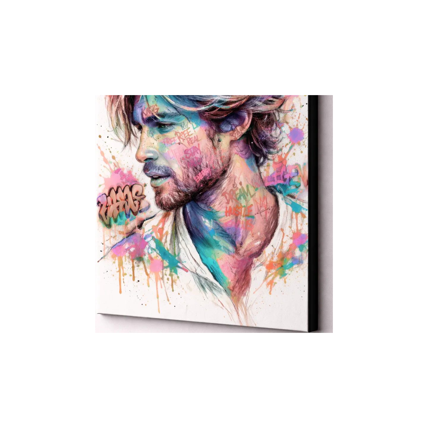 tableau art urbain coloré design sur toile HD