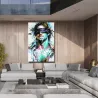 tableau homme mystérieux design IMPRESSION hd