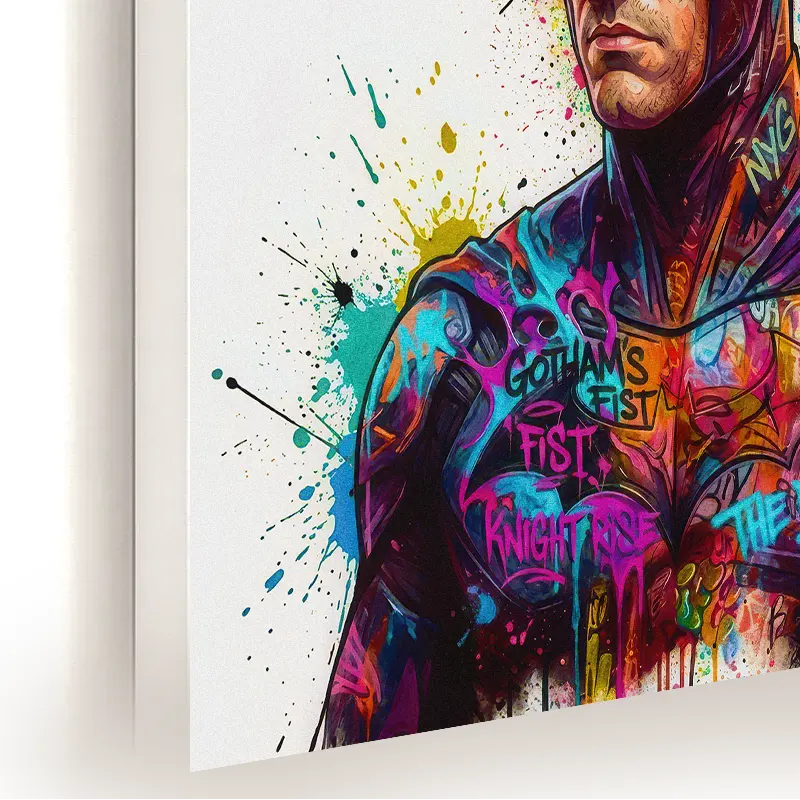 Tableau Batman graffitis Tags impression toile HD