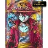Tableau Luffy One Piece Street Art  Art Manga Urbain