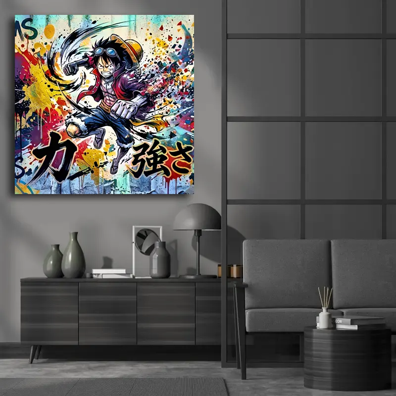 luffy-one-piece-street-art-premium-salon-contemporain