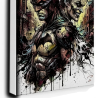 batman vs joker street art toile hd