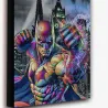 Tableau Batman Pop Art Street Art – Gotham City Break Premium by LVIP