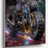 Tableau Batpod Batman Pop Art Street Art – Gotham City Break Premium by LVIP