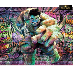 tableau Hulk street art premium par LVIP