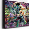 tableau toile hulk street art premium