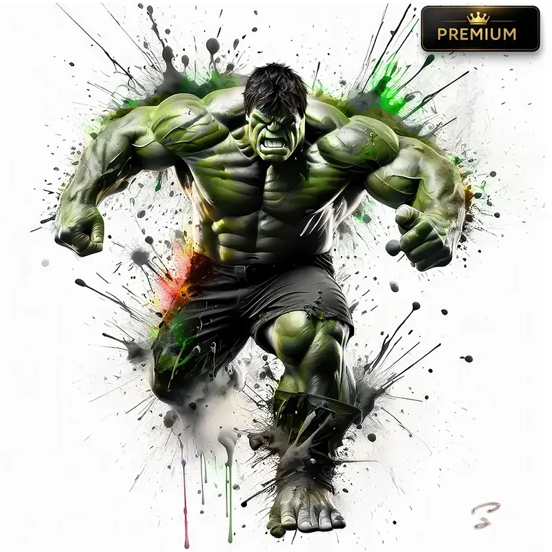 Tableau Hulk Enragé Pop Art Premium Marvel exclusif LVIP