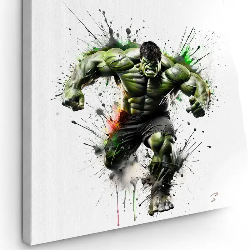 Tableau Hulk imprimé sur toile canvas premium