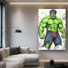 Décoration murale Hulk Marvel pour salon moderne