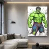 Décoration murale Hulk Marvel pour salon moderne