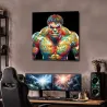 Tableau Hulk street art pour bureau design moderne