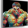 Œuvre Hulk Street Art sur pvc