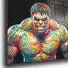 Œuvre Hulk Street Art sur plexiglas